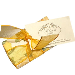 Costarellos ALCHIMIA Vegetable Soap 2 Bars Citrus Lemon Citron  NEW